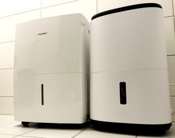 In feuchten und fensterlosen Bädern können Luftentfeuchter Schimmelbildung vorbeugen