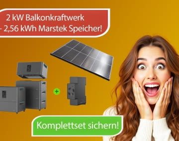 Pluginenergy bietet aktuell eines der besten Balkonkraftwerk-Sets zum Sparpreis