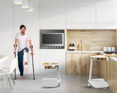 CAREcules transportiert Geschirr und vieles mehr bis zu 15 Kilogramm