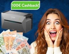 Dank 100 Euro Cashback gibt es den Anker SOLIX 3 Speicher so günstig wie nie!
