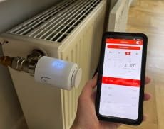 Das Hama Heizkörperthermostat mit der passenden App