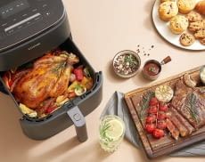 Eine Heißluftfritteuse kann viele verschiedene Gerichte zubereiten
