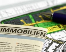Buaplan mit Immobilienzeitung