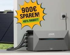 Beim Kauf der neuen Anker Solarbank 2 Pro können bis zu 900 Euro gespart werden