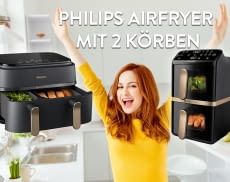 Wir stellen die Philips Airfryer Deals mit zwei Körben vor!