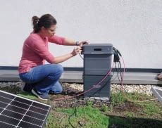 Wir haben diesen Speicher mit einem AB2000 Zusatzmodul genutzt
