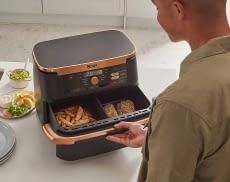 Ninja gehört zu den beliebtesten Anbietern großer Heißluftfritteusen