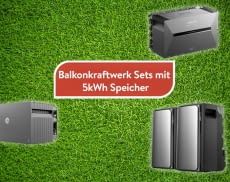 Wir zeigen die besten Balkonkraftwerk Speicher die sich auf bis 5kWh erweitern lassen