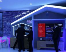 Abbildung der ZTE Smart Home MWC 2016 - Messebild