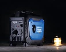 Ein Stromgenerator liefert im Ernstfall Energie für Licht und Wärme