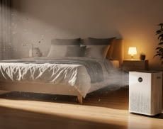 Gesunde Luft, besserer Schlaf: Luftreiniger fürs Schlafzimmer sind voll im Trend.