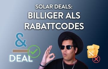 Wir bieten die besten Solar Deals bei Kleines Kraftwerk!