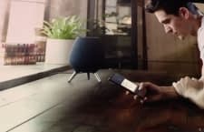Samsungs intelligenter Lautsprecher Galaxy Home wurde auf der Samsung Galaxy Unpacked 2018 vorgestellt