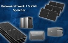 Wir zeigen welche Balkonkraftwerk Sets mit 5kWh Speicher es gibt und was sie für Vor- und Nachteile haben