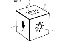 Google Patent einer würfelähnlichen Fernbedienung zur Steuerung des Smart Home