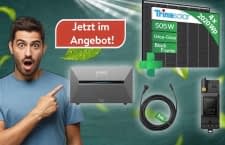 Bei AC TEC gibt es drei hammerstarke Balkonkraftwerke mit der Anker Solix 3 Solarbank zum ganz kleinen Preis