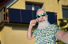 Dank kostenlosem Solarstrom lacht das Sparerherz