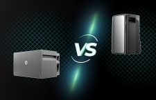 In unserem Duell treten diese beiden Speicher gegeneinander an