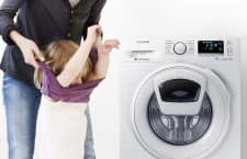 Die Samsung WLAN-Waschmaschine WW80K6404QX überzeugt mit intelligenten Funktionen und niedrigem Energieverbrauch