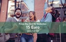 Amazon Prime Day Deal: Amazon Prime Student ein Jahr gratis nutzen und 15 Euro geschenkt erhalten
