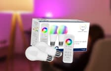 Das tint System kann wahlweise mit Alexa Sprachbefehlen oder per Fernbedienung gesteuert werden