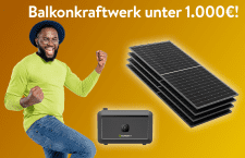 Bei Ac-Tec gibt es ein Balkonkraftwerk mit Speicher für nur 950 Euro