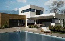 Modernes Haus mit Schwimmbad
