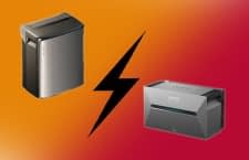 Wir haben uns gefragt: Kann EcoFlow (links) mit Anker (rechts) mithalten?