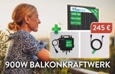 Ein Balkonkraftwerk unter 245 € – das gibt's aktuell bei AC TEC