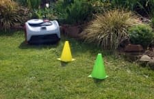 Diese Hütchen erkannte der Segway Navimow i105 gut