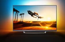 Riesiger Phlips TV 65PUS7502 mit Ambilight und Andorid