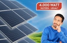 Darf Ich ein 4.000 Watt Balkonkraftwerk anschließen?