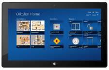 Orbylon Home Startseite auf einem Tablet