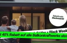 Bei maxxisun gibt es 40 Prozent Rabatt auf Balkonkraftwerke ohne Speicher!