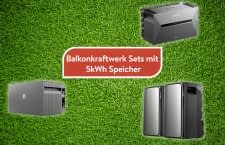 Wir zeigen die besten Balkonkraftwerk Speicher die sich auf bis 5kWh erweitern lassen