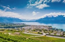 Unsere Gewinner erhalten ein Zimmer mit Blick auf die Alpen und den Genfer See