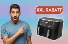 Die Ninja Foodi MAX Dual Zone ist aktuell deutlich reduziert! Mit unserem Code sparen unsere Leser nochmal extra 10 Prozent