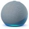 Echo Dot 4 in blau-grau präsentiert sich in Kugelform