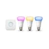Philips Hue Weiß und farbig 3er Starter-Kit 10W E27