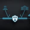 Ein VPN erstellt eine anonyme IP-Adresse und verschlüsselt den Datentransfer.
