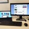 Mit einem Monitor lässt sich die Produktivität im Homeoffice steigern