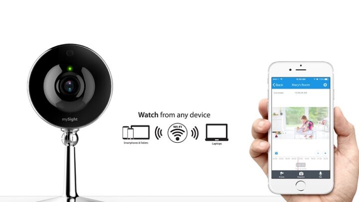 Mit der mySight Cloud WiFi Kamera bleiben Sie immer in Verbindung