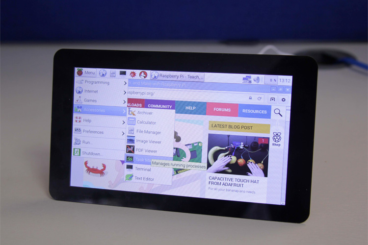Raspberry Pi Touch Display | Hervorragend als Bedienterminal