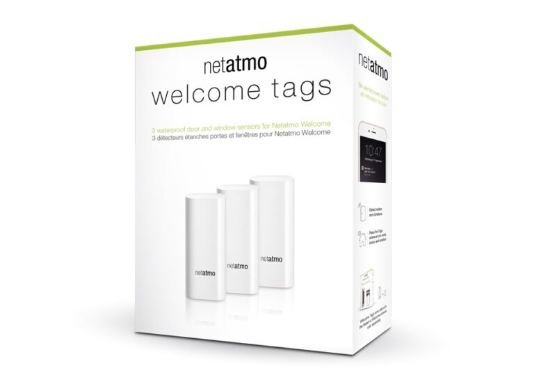 Netatmo Tags | Die Sicherheits-Sensoren für die Welcome Kamera