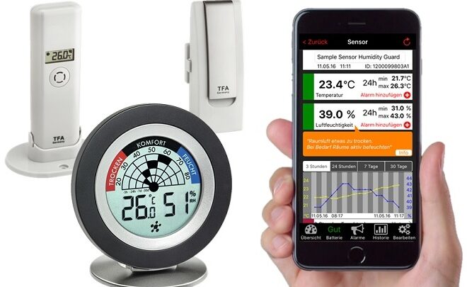 TFA Dostmann Cosy Radar, das sprechende Hygrometer