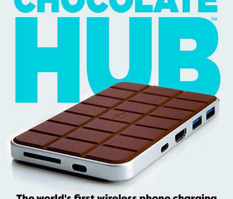 Kabelloser Smartphone Charger: Verführerischer Chocolate-Hub!
