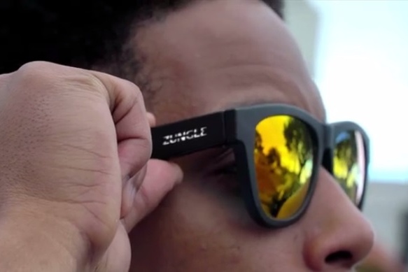 Zungle – Bluetooth-Kopfhörer mit Sonnenschutz