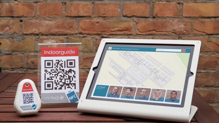 Interaktives Wegweisersystem contagt: Google Maps für Gebäude