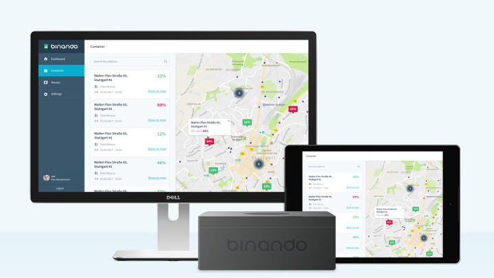 Optimierungsbedarf: Binando digitalisiert die Mülltonne