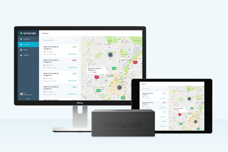 Optimierungsbedarf: Binando digitalisiert die Mülltonne